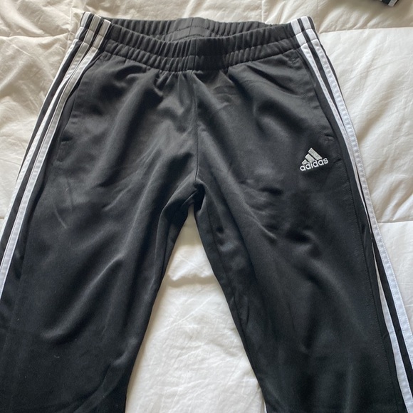 Adidas CLIMALITE 3 stripe joggers t10 pants - Picture 3 of 6